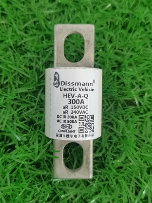 EV / HEV 250 ولت خودرو DC خودرو برقی فیوز برای ایستگاه شارژ 300 آمپر
