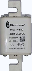فیوزهای نیمه هادی 400A ولتاژ نامی 750VDC استاندارد IEC60269
