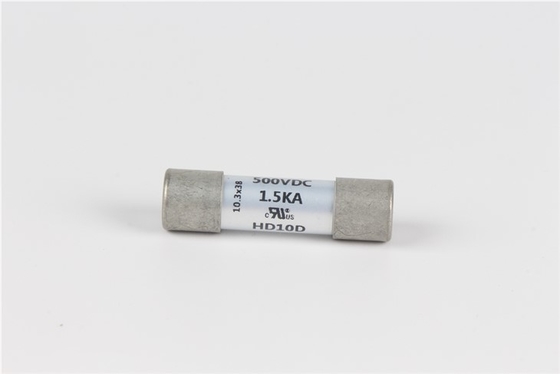 کارتریج سرامیک خورشیدی 10*38 میلی متر Hrc فیوز استوانه ای نوع Gg