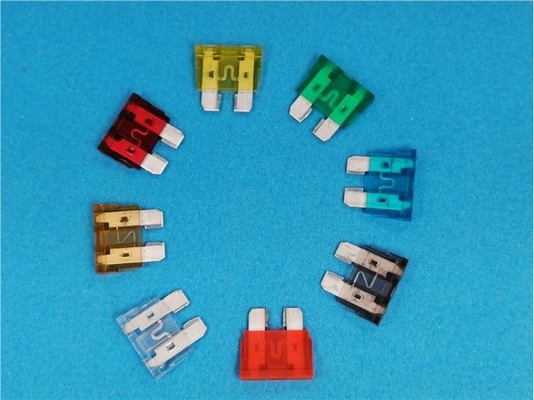 آبکاری قلع مس PBT Mini LED Car Blade Fuse 1A-40A جریان دارای امتیاز