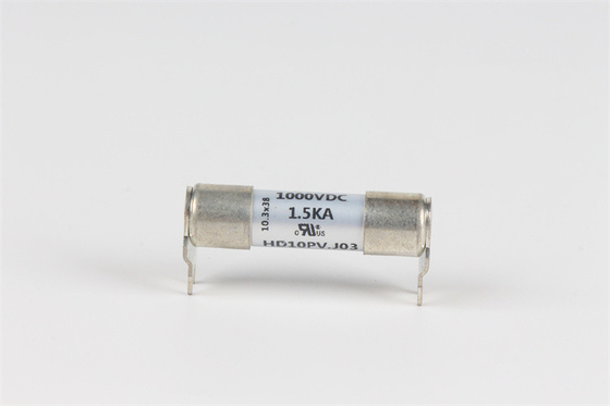 فیوز Dissmann 10x38mm با ظرفیت شکست بالا، فیوز سرامیکی دو پین دارای گواهینامه UL
