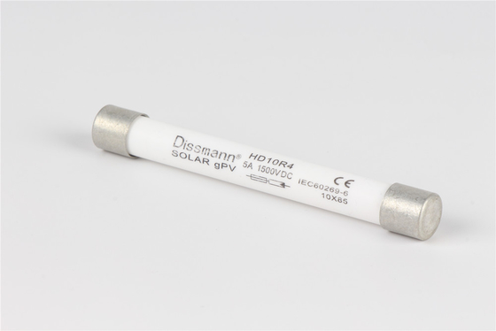 فیوزهای فتوولتائیک خورشیدی حفاظت از ولتاژ 10x85 سایز 1500VDC PV فتوولتائیک