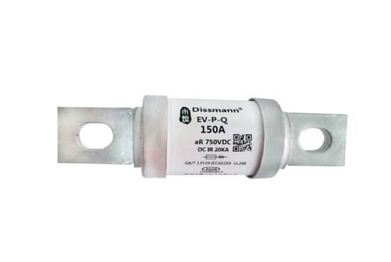 فیوزهای وسایل نقلیه الکتریکی 750VDC جریان پایین 150A ROHs استاندارد