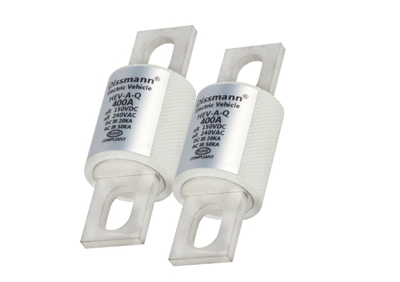 فیوز حفاظتی نیمه هادی ISO8820، فیبر لوله 400 آمپر Dc