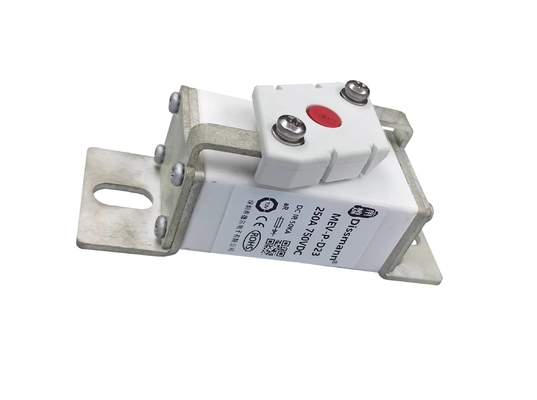 فیوز جریان کم 400 آمپر Dc فیوز ماشین سرامیکی مربع سفید 750VDC